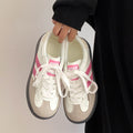 Trendy and versatile white sneakers for women - chunky sole platform shoes - new summer 2026 collection - unique casual all-match athletic loafers