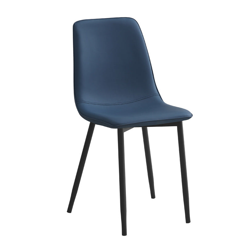 in stockexport factory direct leather casual reception chair frame casual chair pressure-resistant strong spoon chair dining chair