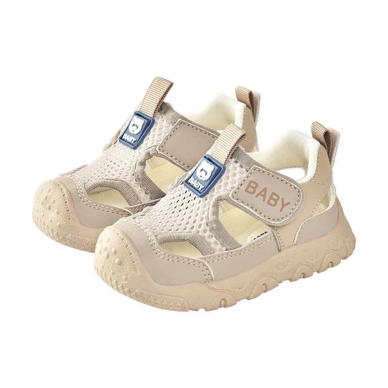 Summer new arrivals: baby boys' first walker sandals, infant soft-soled functional cartoon shoes, toddler footwear for ages 1-3