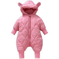 Infant and toddler onesies, fleece-lined and cotton-padded rompers, newborn hooded quilted winter outfits, stylish outdoor wear
