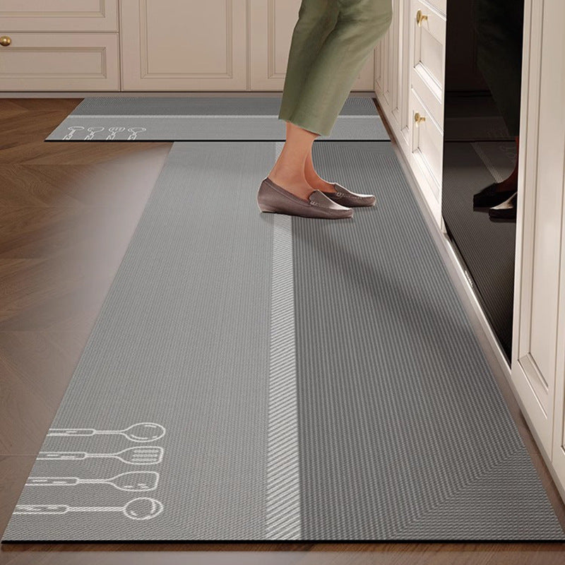 Kitchen floor mat non-slip oil-proof  new diatom mud wipeable no-wash special mat water-absorbent no-wash floor mat