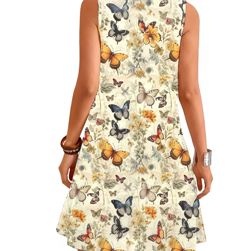 wholesale women's short-sleeved dresses, fashionable women's dresses for spring, summer, and autumn, new cross-border printed designs