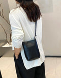 Top grain leather 2025 new women's bag casual versatile genuine leather handbag vintage shoulder crossbody bag fashion phone bag