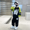 Boys' fall outfit set: new  autumn/spring collection - hoodie & pants set for older boys - sporty, cool, and trendy for autumn