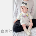 Boys' summer outfit set: trendy baby short-sleeve clothing,  new style, stylish kids' casual summer lightweight romper