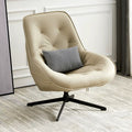 Luxury scandinavian swivel chair - perfect for balconies, living rooms, bedrooms, gaming, indoor & outdoor relaxation - lazy sofa with rotating reclining function