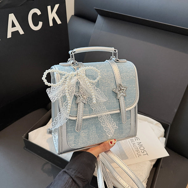 Premium sense exquisite backpack bag 2025 new design sense niche multi-function dual-purpose messenger bag bags
