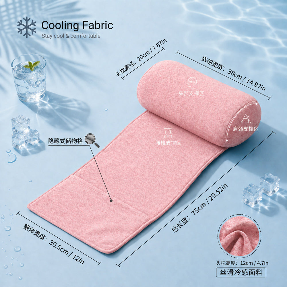 Ergonomic pillow for recliners, side sleeper support pillow, neck and head care pillow, travel pillow