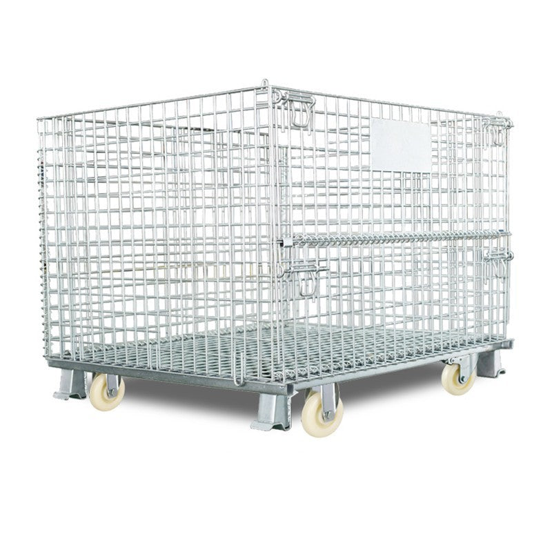 Storage cage 1200 * 1000 * 890 folding butterfly cage metal turnover box, heavy storage cage wholesale