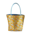 new cute cat print canvas tote bag - fresh color block design, large capacity, perfect for students, class, and commuting