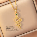 X8301-21 [titanium steel chain copper inlaid zirconium pendant]