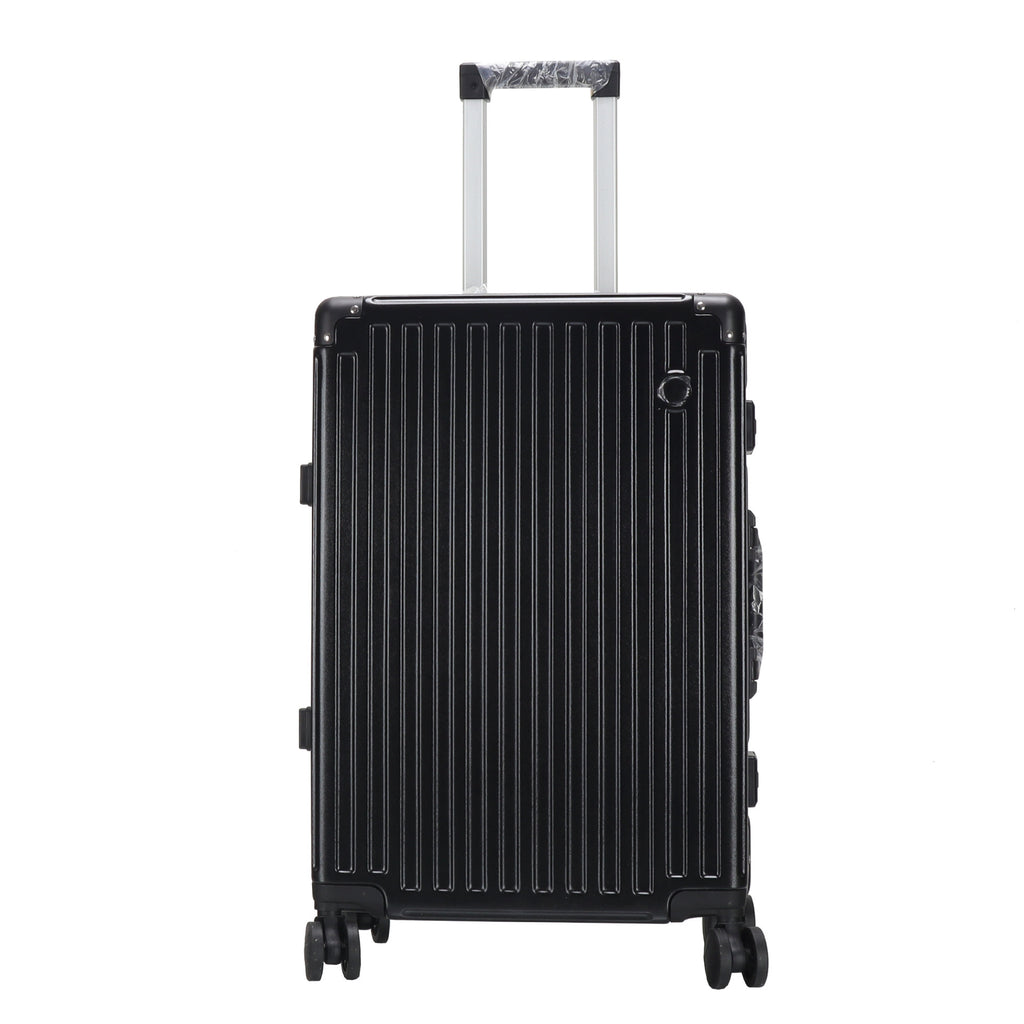 Customized trademark three-piece suitcase universal wheel 20-inch boarding case aluminum frame trolley case travel password box manufacturer
