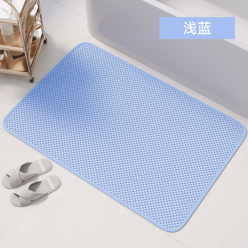 Environmentally friendly and odorless bathroom non-slip mat, shower anti-drop floor mat, bath foot pad, toilet, toilet suction cup soft foot pad