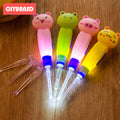 Infant and toddler cartoon luminous ear spoon kids ear picking tool ear spoon baby with light ear digging spoon cleaning handy gadget
