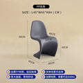 For home backrest chair stackable restaurant popular makeup chair casual creative dining chair sitting negotiation office chair
