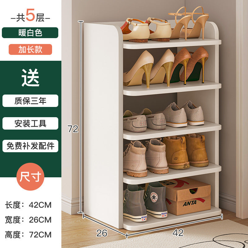 Shoe rack home door multi-layer small narrow simple storage artifact space saving 2025 new storage shoe cabinet