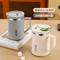 Stainless steel mug - large capacity office gift - tea infuser cup - insulated coffee mug - portable student water bottle