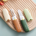 Household foldable fruit knife peeler peeler multifunctional double-head two-in-one portable apple peeling tool