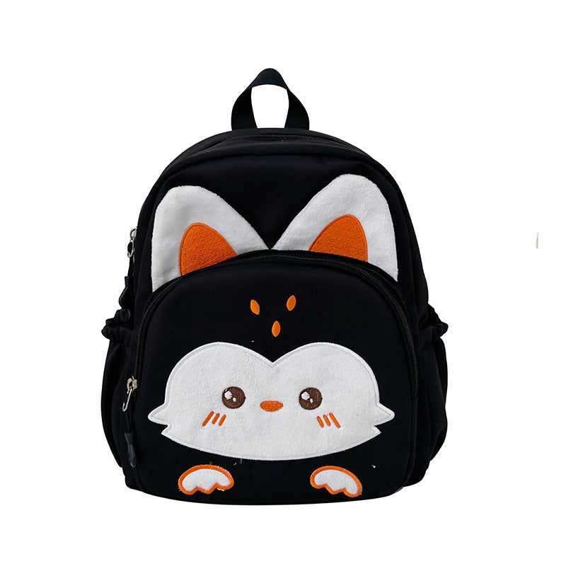 New cute cartoon kindergarten schoolbag cute baby small backpack contrasting colors children's travel research casual backpack
