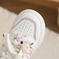 Girls' cartoon sneakers,  spring/autumn new collection, boys' lightweight athletic casual white shoes, baby first walking shoes