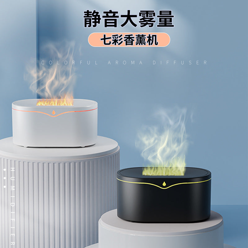 Amazon's new artificial flame aromatherapy machine for home humidifier essential oil diffuser aromatherapy machine large capacity humidifier