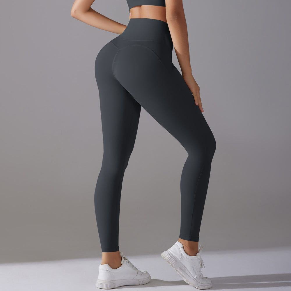 European and american high-waisted, tight-fitting, butt-lifting yoga pants - barely-there feel, antibacterial, no-panty-lining needed, quick-dry leggings for running, training, and fitness