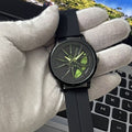 2025 men's automatic (non-mechanical) quartz watch - unique, trendy, asymmetrical design with silicone strap for export