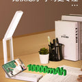 Rechargeable mini desk lamp - eye protection, foldable, portable, extra-long battery life - perfect for college students' study, dorm room, or bedside use