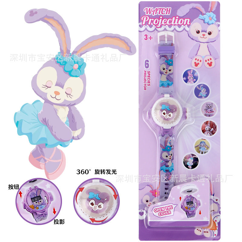 2025 new children's light-up spinning top watch - flashing creative rotating top watch - kindergarten small gift toy
