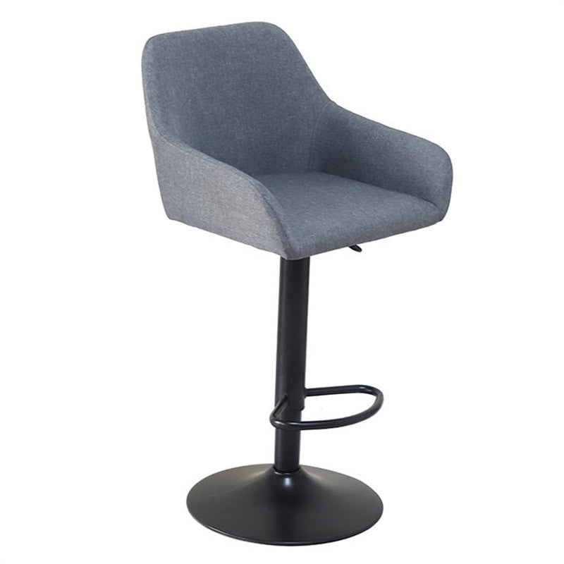 Bar stool exportnordiccasual high stool classy backrest bar chair front desk reception high stool adjustable chair