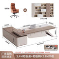 2.4m boss desk+boss chair+ 2.8m bookcase