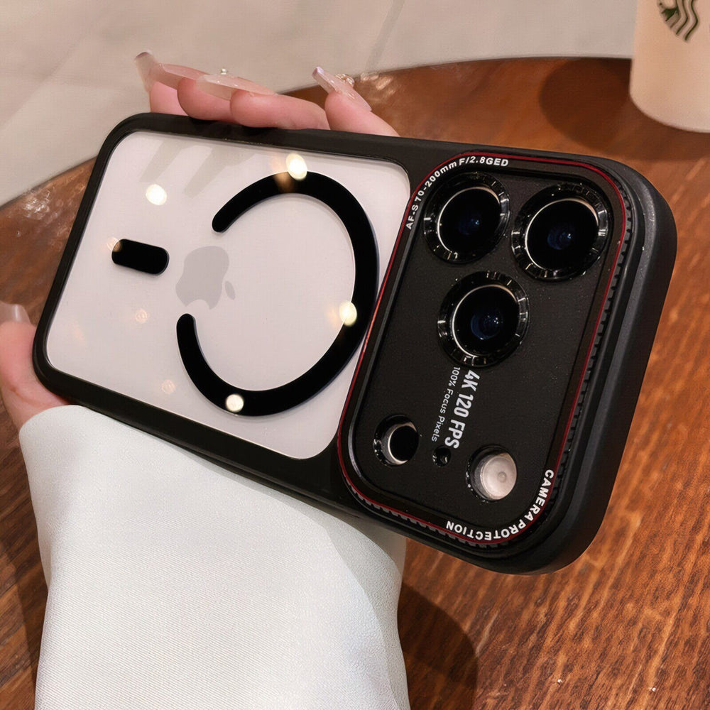 Large window suitable for iphone17 mobile phone case leica transparent magnetic suction apple 16/15promax/14 protective cover