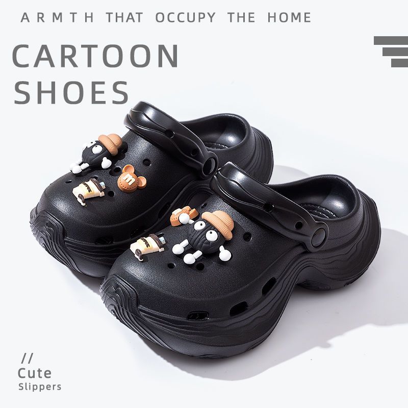 2025new arrivalthick sole goddess nightclub high heels clogs summerheight increaser toe beach sandals women's slippers