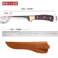 Stainless steel cutting knife, forged butcher, meat picking, pig killing, meat cutting, meat selling, bone shaving, sharp sheep slaughtering, bone picking and cutting knife