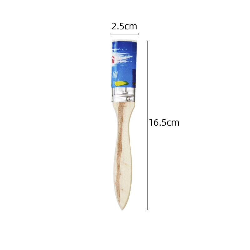 Wool brush, barbecue oil brush, baking brush, high temperature resistant, lint-free, wooden handle, soft bristles, barbecue tool accessories, barbecue