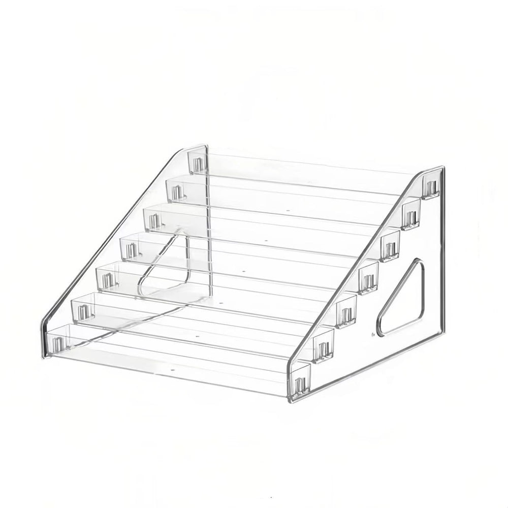 Acrylic ladder display stand blind box storage rack bar storage multi-layer transparent display stand cosmetics storage rack