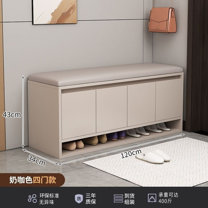 Shoe changing stool for home entrance door can sit shoe cabinet stool all-in-one small shoe rack accessible luxuryclassy sense entrance shoe stool