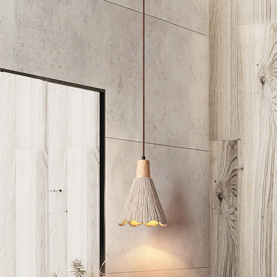 Wabi Sandy Wind Bedroom Bedside Wall Lamp Medieval Cream Wind B & B Restaurant Bar Clothing Store Designer Niche Chandelier