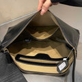 Genuine leather 2025 autumn new arrival large capacity work commute retro tote bag high-end textured shoulder bag for women