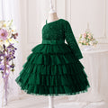 Export cross-border dress girl's oblique shoulder suspender cake skirt sequin strap bowskids princess skirt tutu skirt