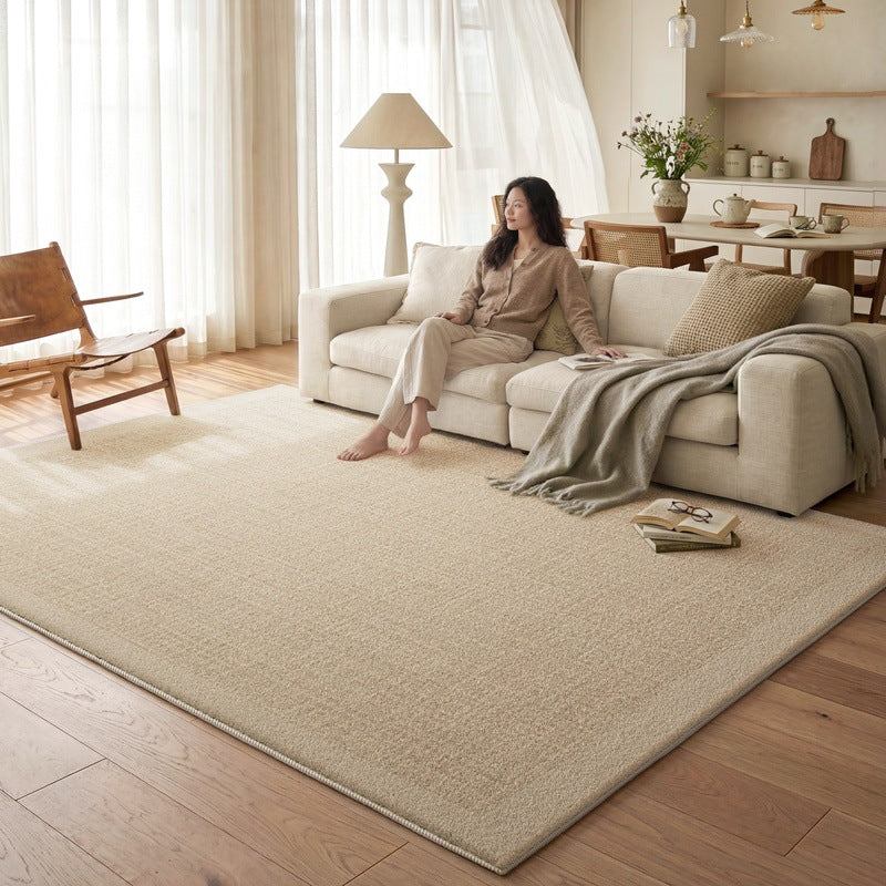 Cream style living room carpet classycasual no-wash wipeable waterproof sofa coffee table large area bedroom bedside blanket