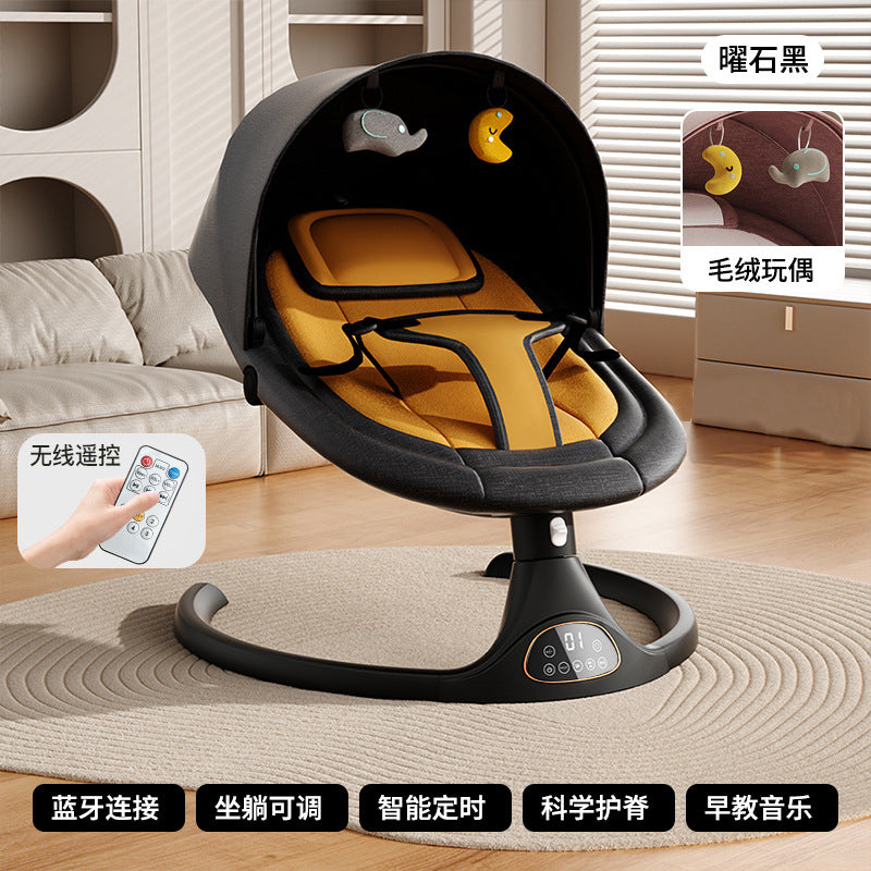 Baby electric rocking chair baby coaxing artifact baby soothing electric cradle newborn baby coaxing rocking chair recliner crib