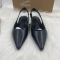 Za2025 new pointed-toe stiletto heel sandals - open back, flat sole, elegant ruched detail, back strap, casual everyday style