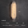 Italian light luxury spanish natural marble background wall lamp designer creative art bedside lamp marble wall sconce
