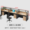 Natural wood color [straight style with cabinet] 3-seater sofa (delivery included)