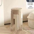 Thickened plastic stoolfor home stackable dining table bench long sitting comfortable chair windmill stool plastic round stool