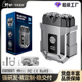 2026 new dual-head magnetic rechargeable electric shaver for men - portable mini rotary razor for home and car
