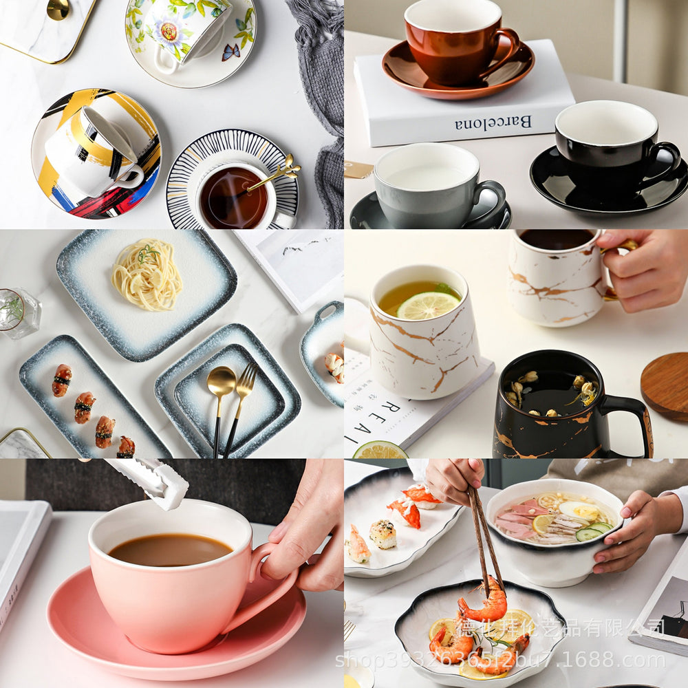 Big sale, choose any three pieces, free shipping to your home, ceramic bowls, plates, coffee cups and saucers, first come first served
