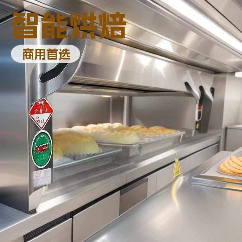 Electric oven, commercial stall, large capacity, one floor, two floors, baking, large bread, pizza, cake, gas oven