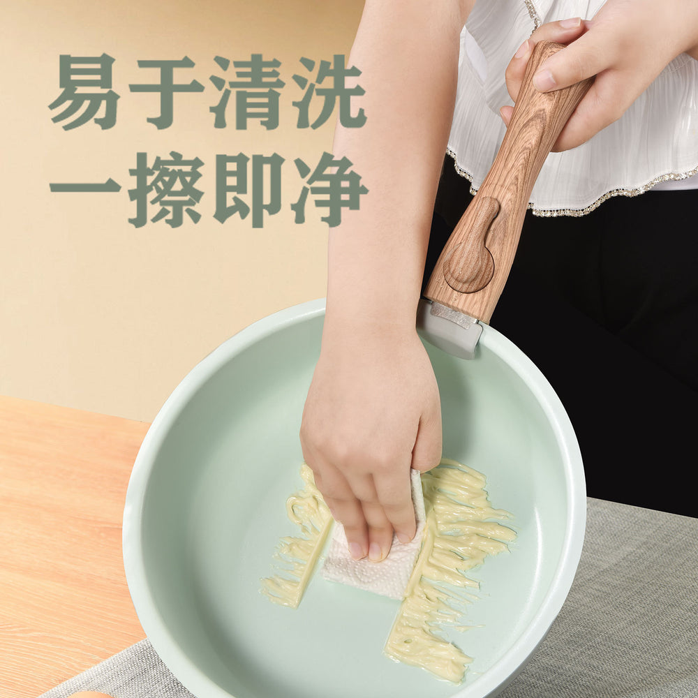 Scandinavian style casual fresh for homesuit pot multi-bottom thickened soup pot milk pot non-stick pan frying pan combination gift pot